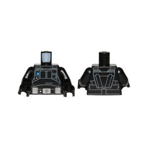 LEGO® Torso SW Imperial Ground Crew Jumpsuit Pattern / Black Arms / Black Hands 973pb2508c01