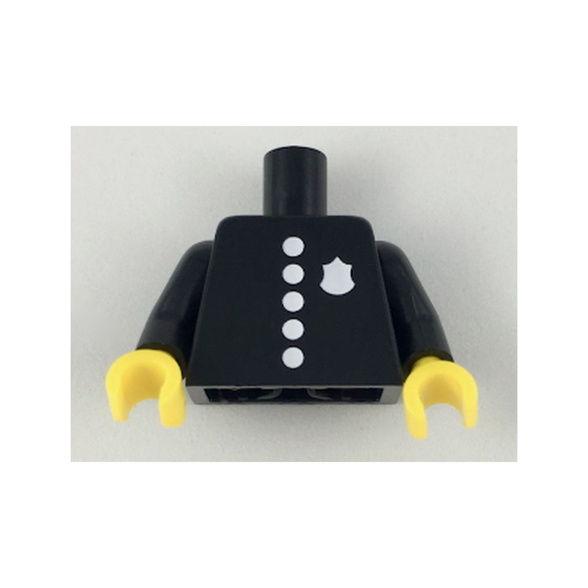 LEGO® Torso Police with Classic Badge and 5 Buttons Pattern / Black Arms / Yellow Hands 973pb3094c01 schwarz