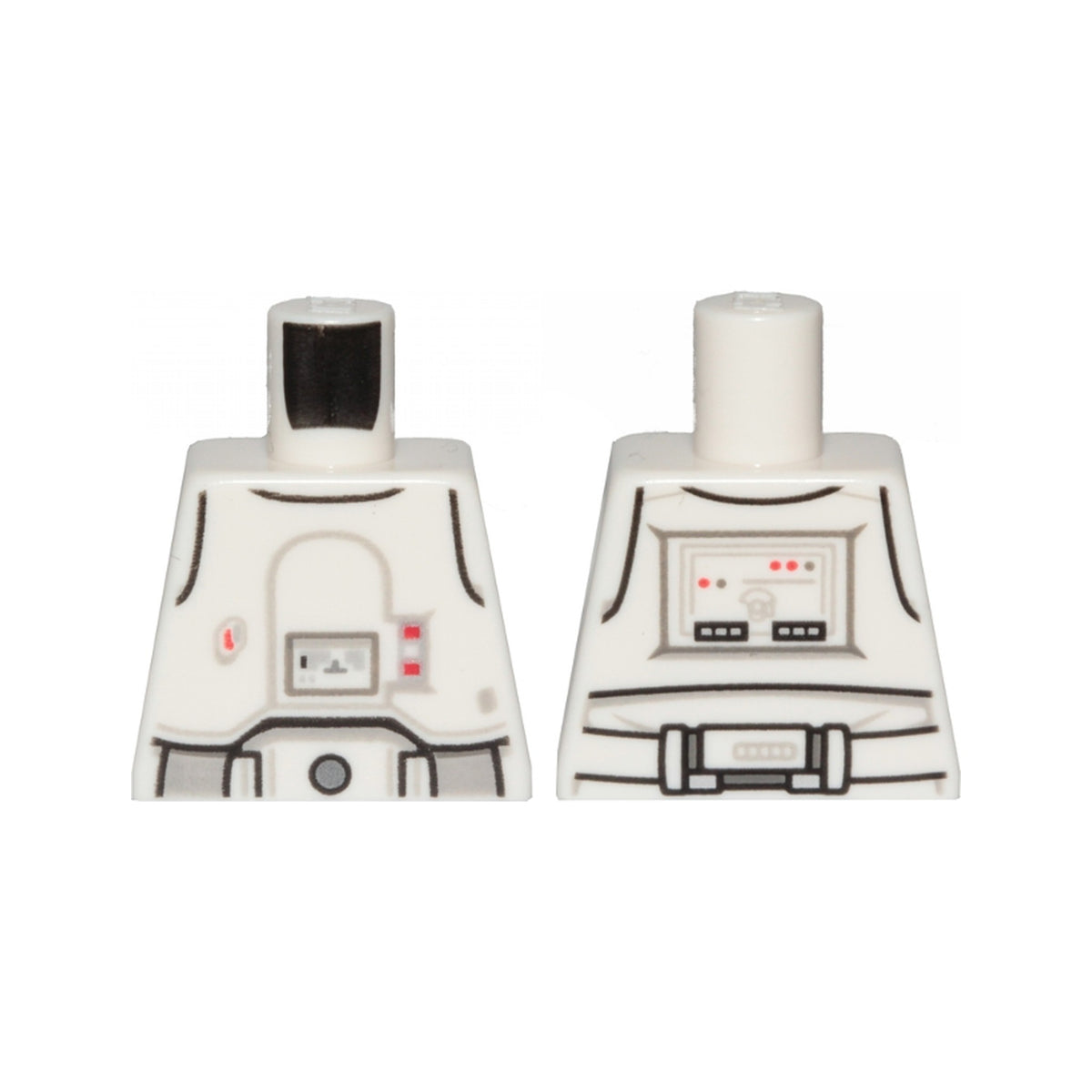 LEGO® Torso SW Armor Snowtrooper with Printed Back Pattern 2 973pb3504 weiss