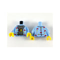 LEGO® Torso Shirt with Space Theme Logos and Dark Bluish Gray T-Shirt Pattern / Bright Light Blue Arms with Space Themes Logos Pattern / Yellow Hands 973pb3648c01 leuchtend hellblau