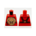 LEGO® Torso Tunic with Large Gold Lion Breastplate Pattern 973pb3930 rot