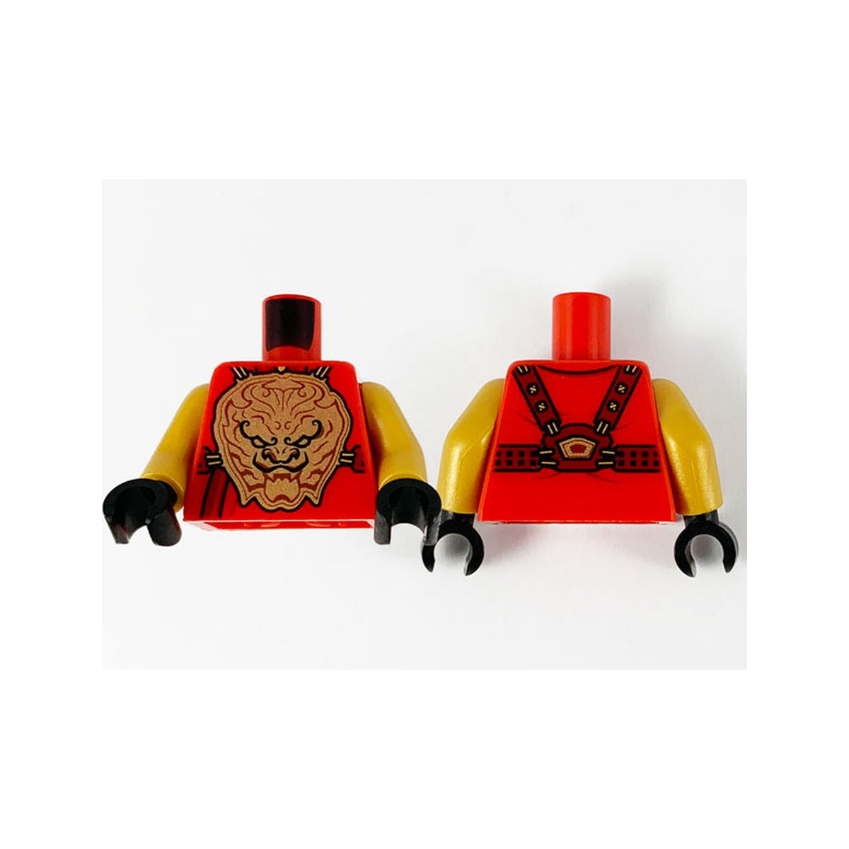 LEGO® Torso Tunic with Large Gold Lion Breastplate Pattern / Pearl Gold Arms / Black Hands 973pb3930c01 rot