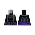 LEGO® Torso Robe with Silver Hem over Armor, Dark Purple Sash, Flower Emblem on Back Pattern 973pb4758 schwarz