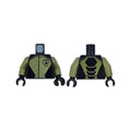 LEGO® Torso Racing Suit Gran Turismo with Olive Green Panels and Lamborghini Logo Pattern / Olive Green Arms / Black Hands 973pb5703c01 schwarz