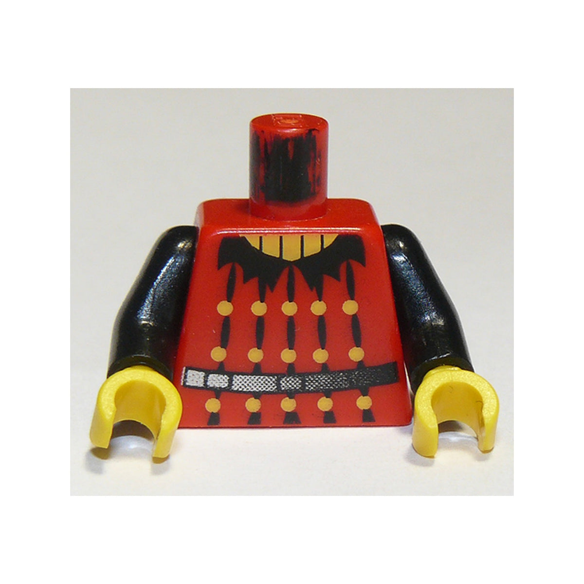LEGO® Torso Castle Fright Knights Bat Lord Tunic Pattern / Black Arms / Yellow Hands 973px125c01 rot