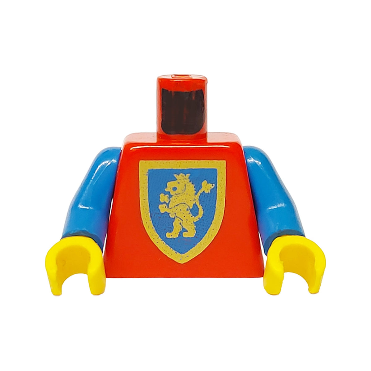 LEGO® Torso Castle Crusaders Gold Lion Shield Pattern / Blue Arms / Yellow Hands 973px138c01 rot