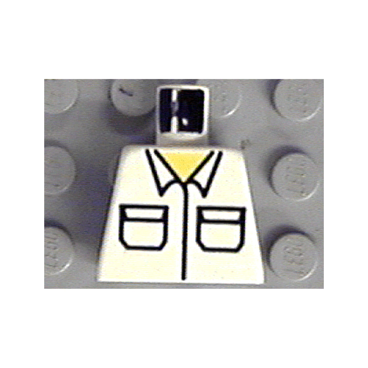 LEGO® Torso Shirt with Pockets Pattern 973px18 weiss