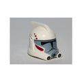 LEGO® Minifigure, Headgear Helmet SW ARC Clone Trooper with Dark Red and Dark Bluish Gray Pattern 98099pb01 weiss