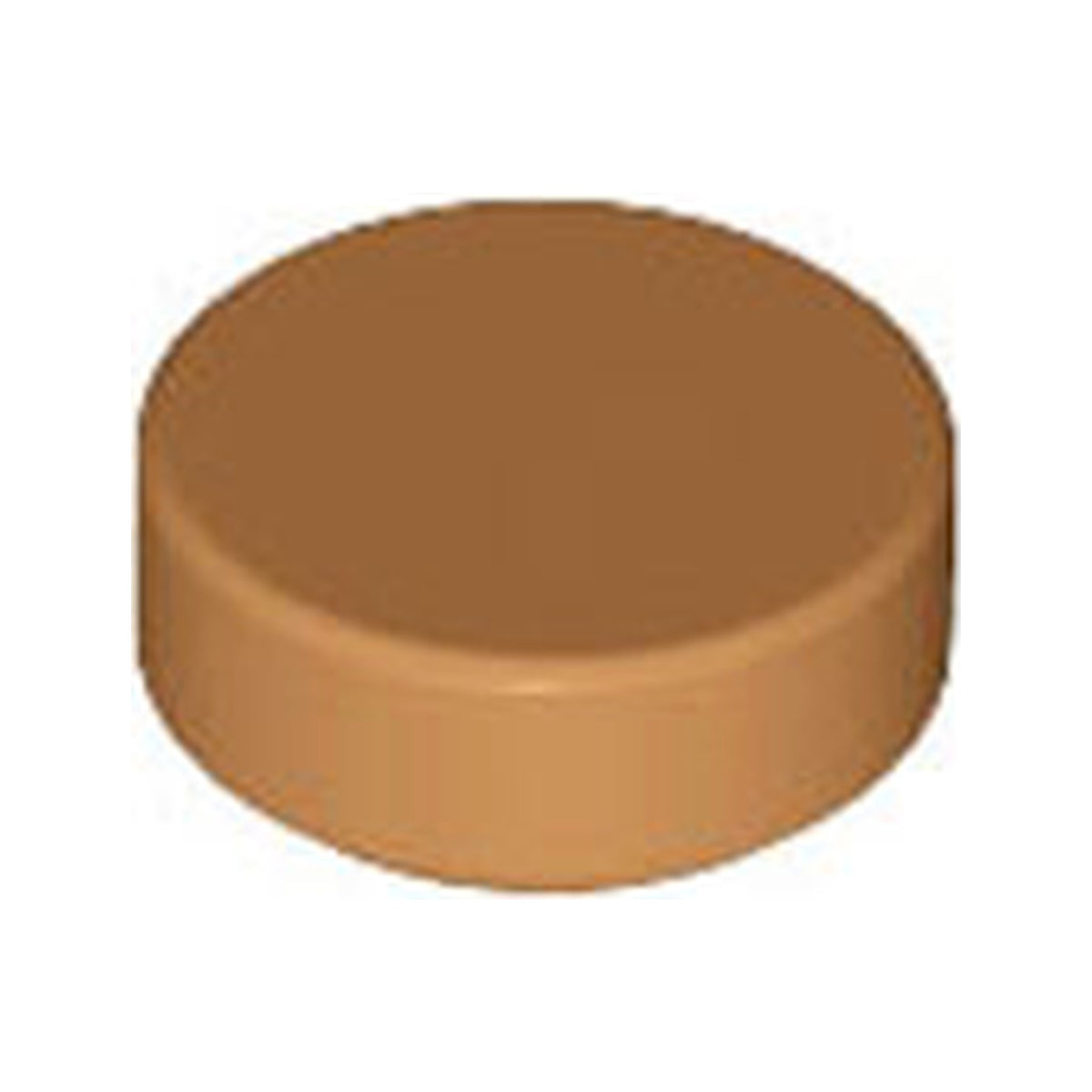 LEGO® Tile, Round  1 x 1 98138 mittelnougat
