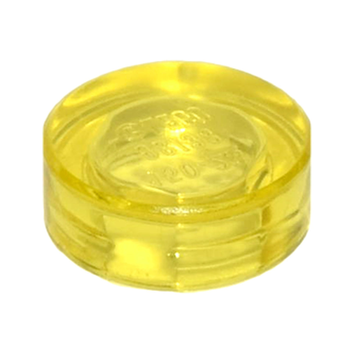 LEGO® Tile, Round  1 x 1 98138 transparent gelb