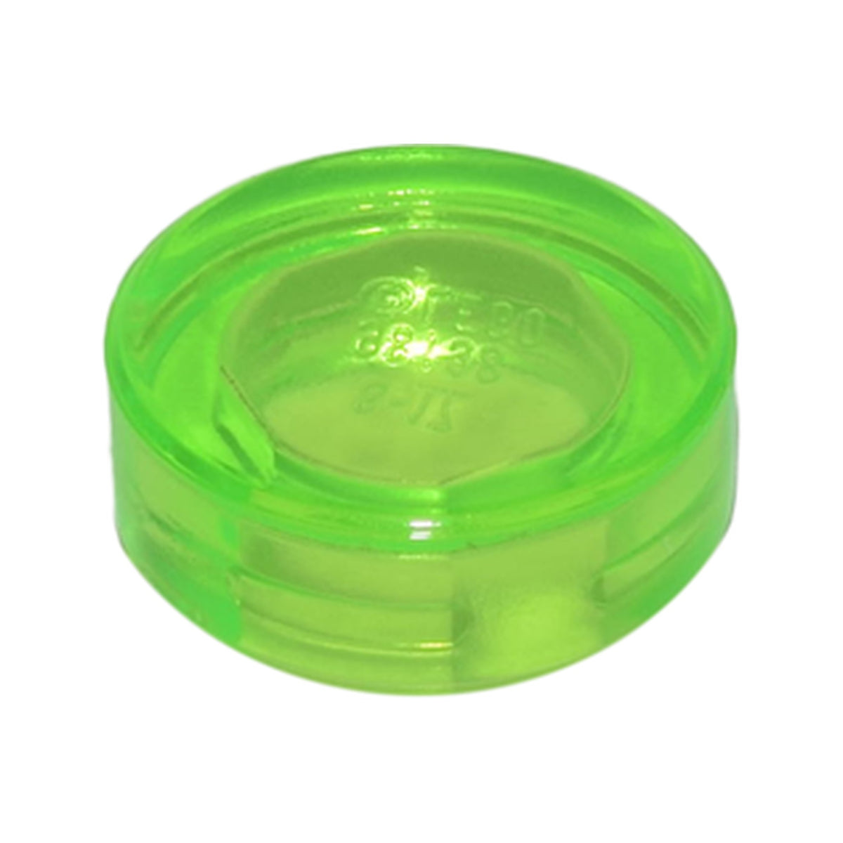 LEGO® Tile, Round  1 x 1 98138 transparent leuchtend grün