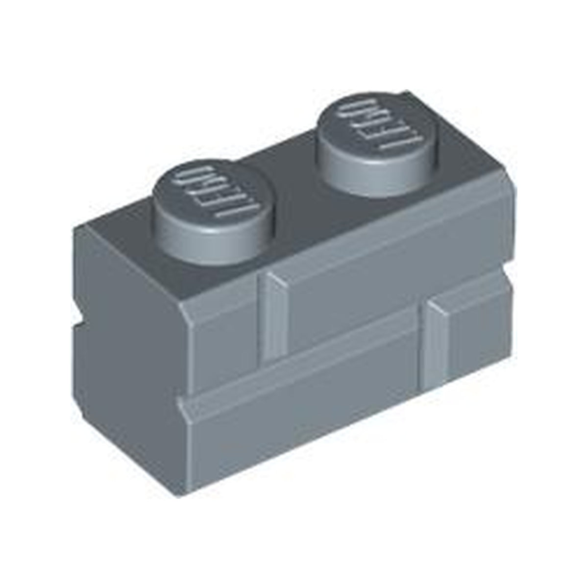 LEGO® Brick, Modified 1 x 2 with Masonry Profile 98283 sandblau