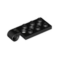 LEGO® Hinge Plate 2 x 4 with Pin Hole and 3 Holes - Top 98286 schwarz