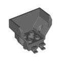 LEGO® Cockpit 4 x 2 x 3 with Pin Hole and 2 Clips 98876 dunkelgrau