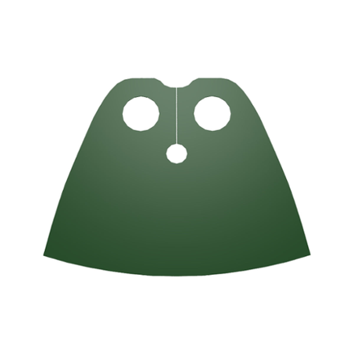 LEGO® Minifigure Cape Cloth, Very Short - Traditional Starched Fabric 99464 dunkelgrün