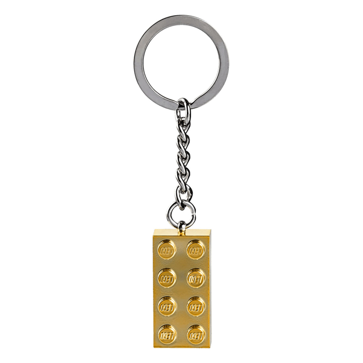 LEGO Keychain 850808 - 2x4 Chrome Gold Brick