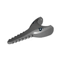LEGO® Shark Head Sawfish with Black Eyes and White Pupils Pattern bb0783pb01 dunkelgrau