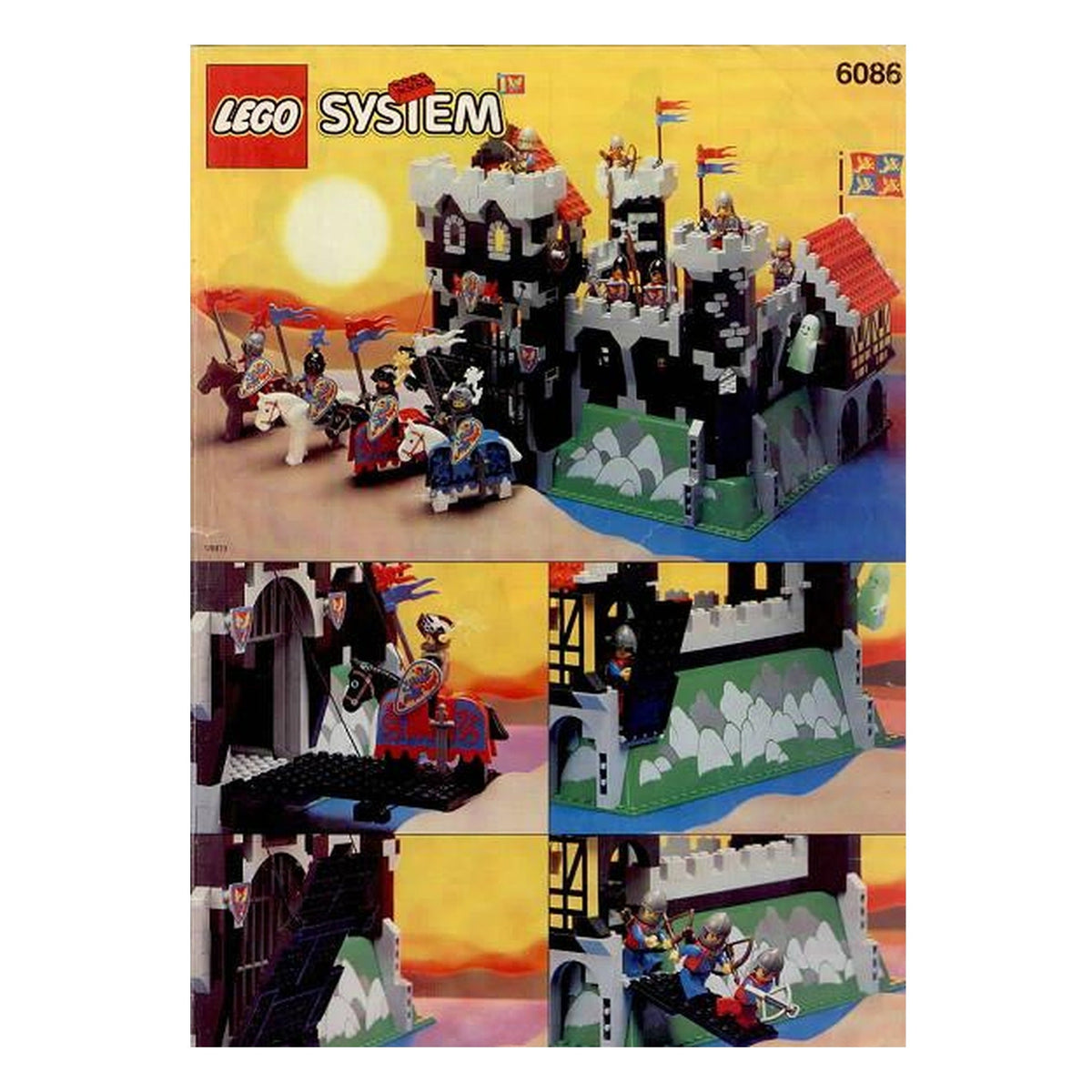 LEGO® Castle 6086 - Black Knight's Castle – Used