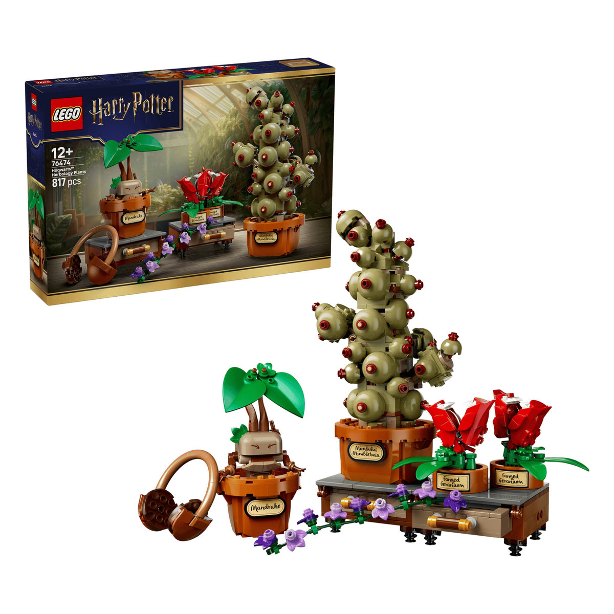 LEGO® Harry Potter 76474 - Schloss Hogwarts: Kräuterkunde-Pflanzen