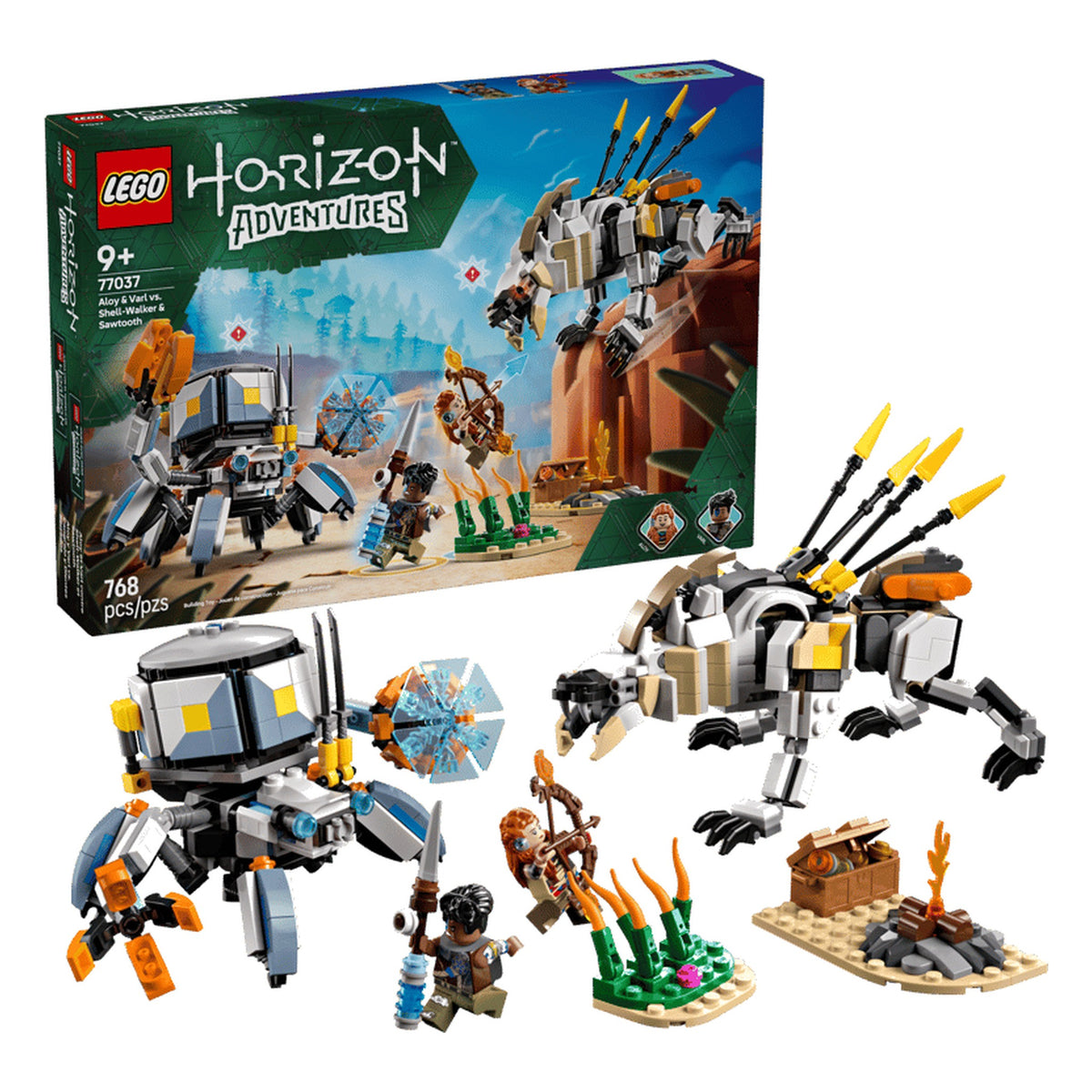 LEGO® Horizon 77037 - Alloy and Varl vs Shell-Walker