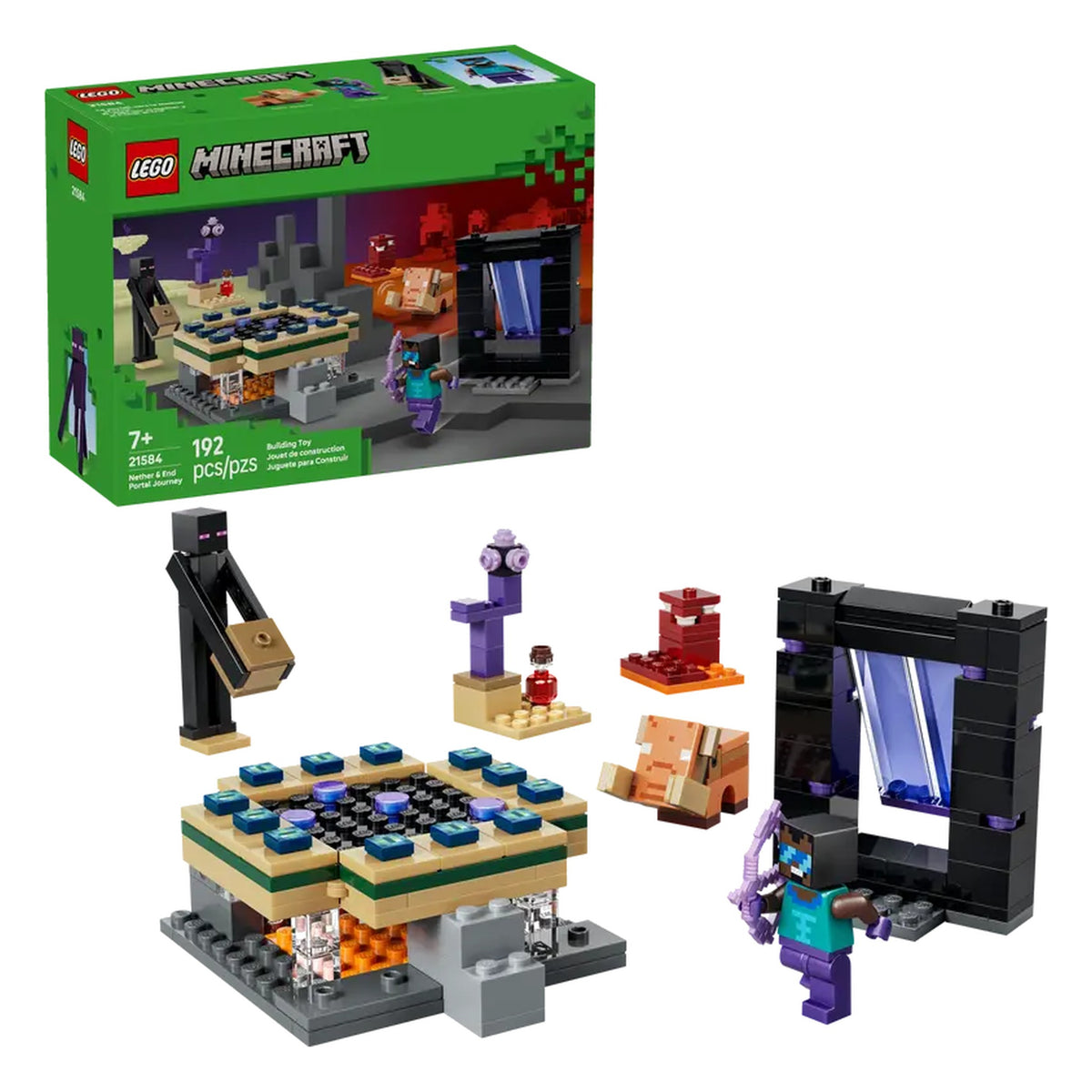 LEGO® Minecraft 21584 - Reise durch Nether und Endportal