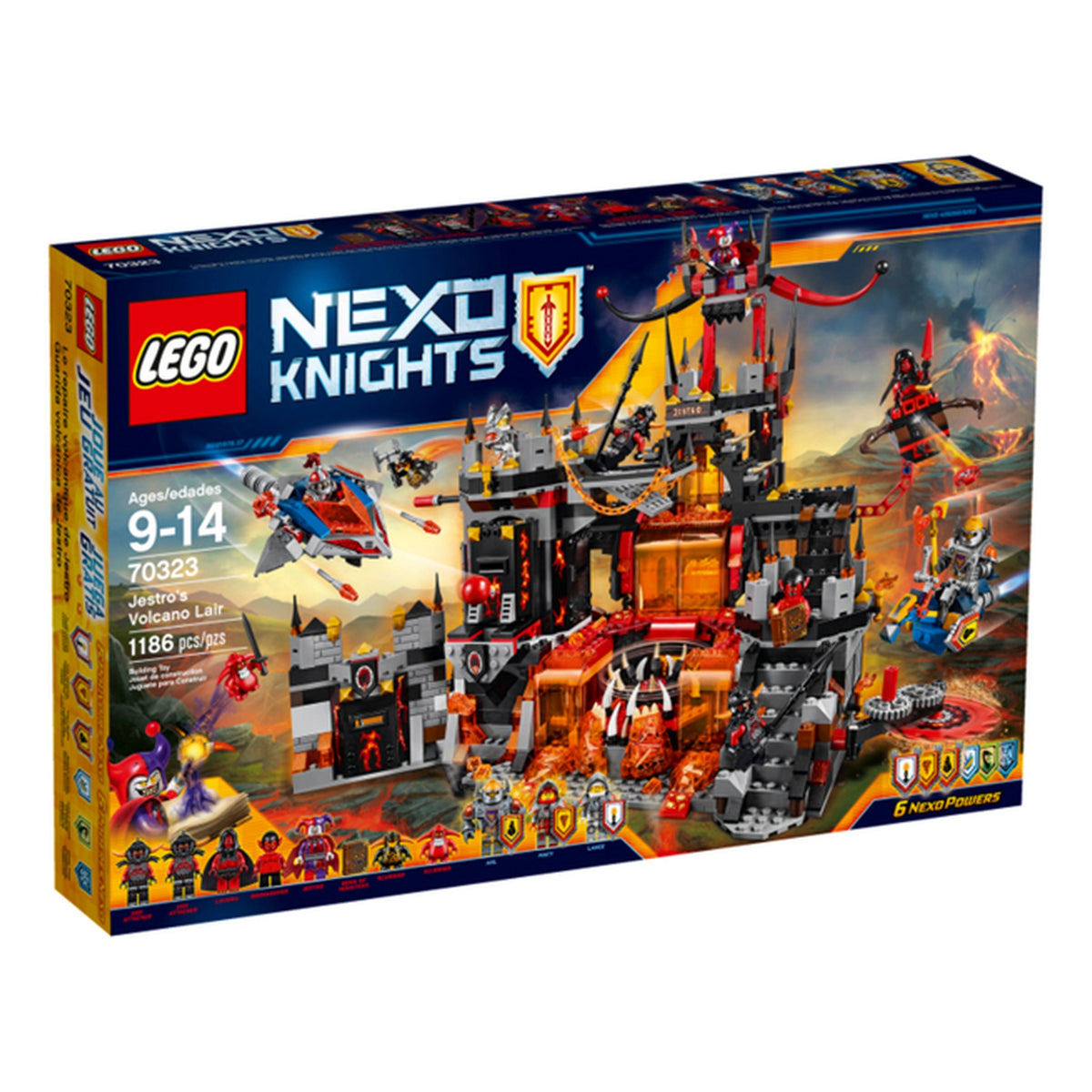 LEGO® NEXO KNIGHTS 70323 - Jestro's Volcano Lair – TMS Bricks Shop