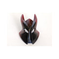 LEGO® Large Figure Visor, Knights Kingdom Lord Vladek with Marbled Black Pattern x1554px1 dunkelrot