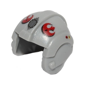 LEGO® Minifigure, Headgear Helmet SW Rebel Pilot with Red Rebel Alliance Symbol Pattern x164pb09