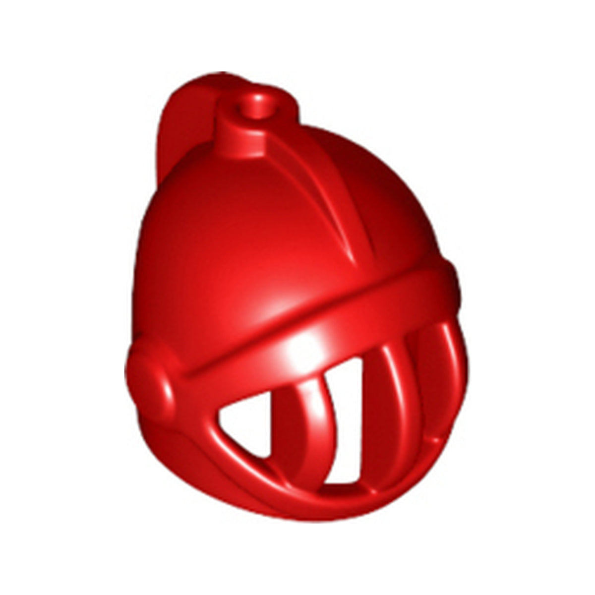 LEGO® Minifigure, Headgear Helmet Castle Closed with Fixed Face Grille x167 rot