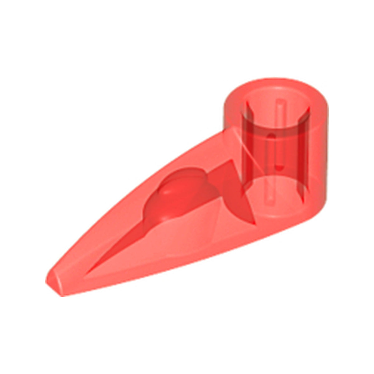 LEGO® Bionicle 1 x 3 Tooth with Axle Hole (Bohrok Eye) x346 transparent rot