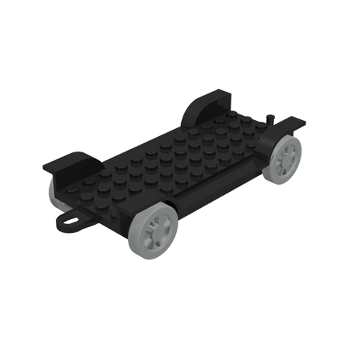LEGO® Fabuland Car Chassis 6 x 12 with Hitch x852c01 schwarz