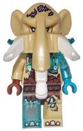 LEGO® Minifigur Mottrot loc084
