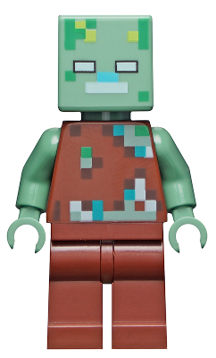 LEGO® Minifigur Drowned Zombie min088