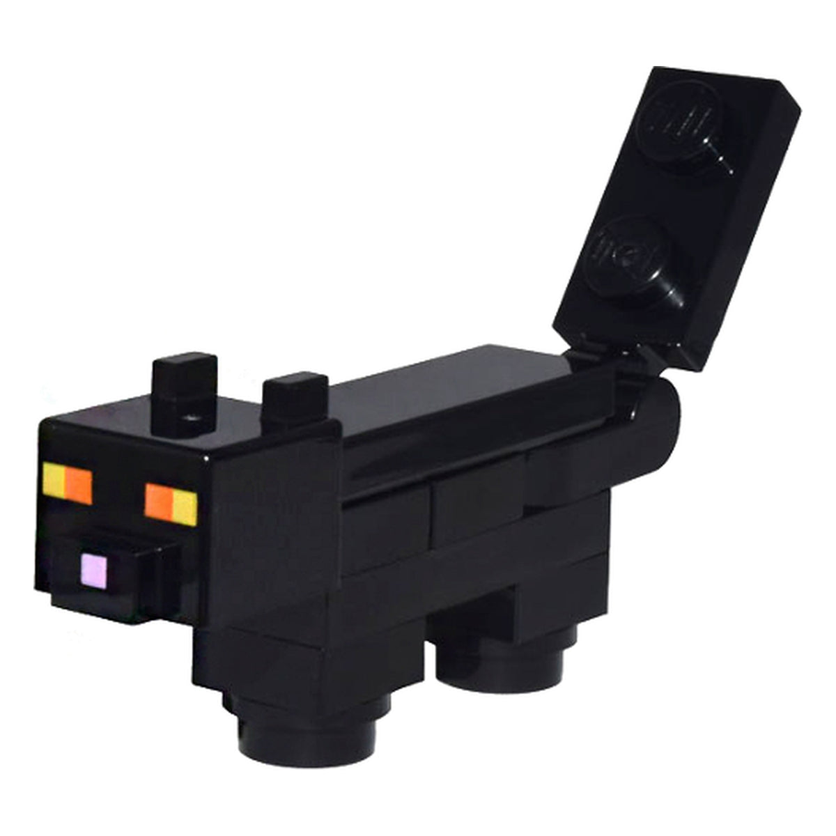 LEGO® Minifigur Minecraft Katze (schwarz) minecat06 – Gebr.