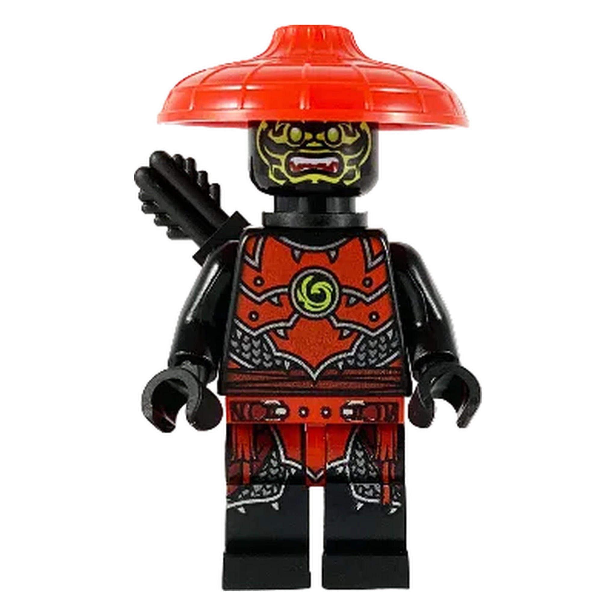 LEGO® Minifigure éclaireur de l'armée de pierre, visage jaune, carquois noir njo0580