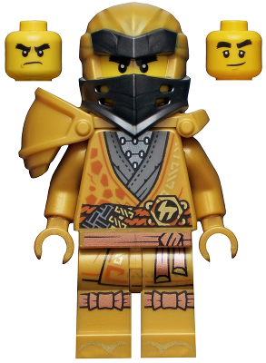 LEGO® NINJAGO Minifigur – Cole – 10th Anniversary Golden Ninja