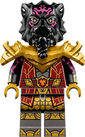 LEGO® NINJAGO Minifigur – Lord Ras – Dark Red Robe, Pearl Gold Shoulder Armor