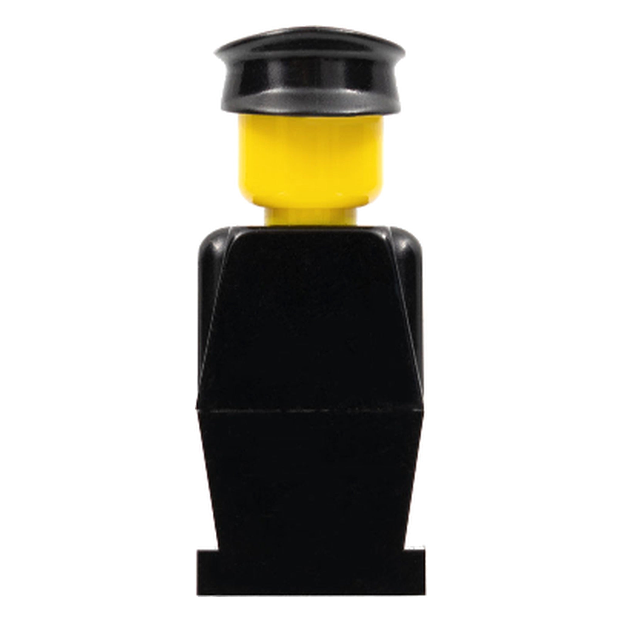 LEGO® Minifigur LEGOLAND Black Torso, Black Legs, Black Hat old011 – Gebr.