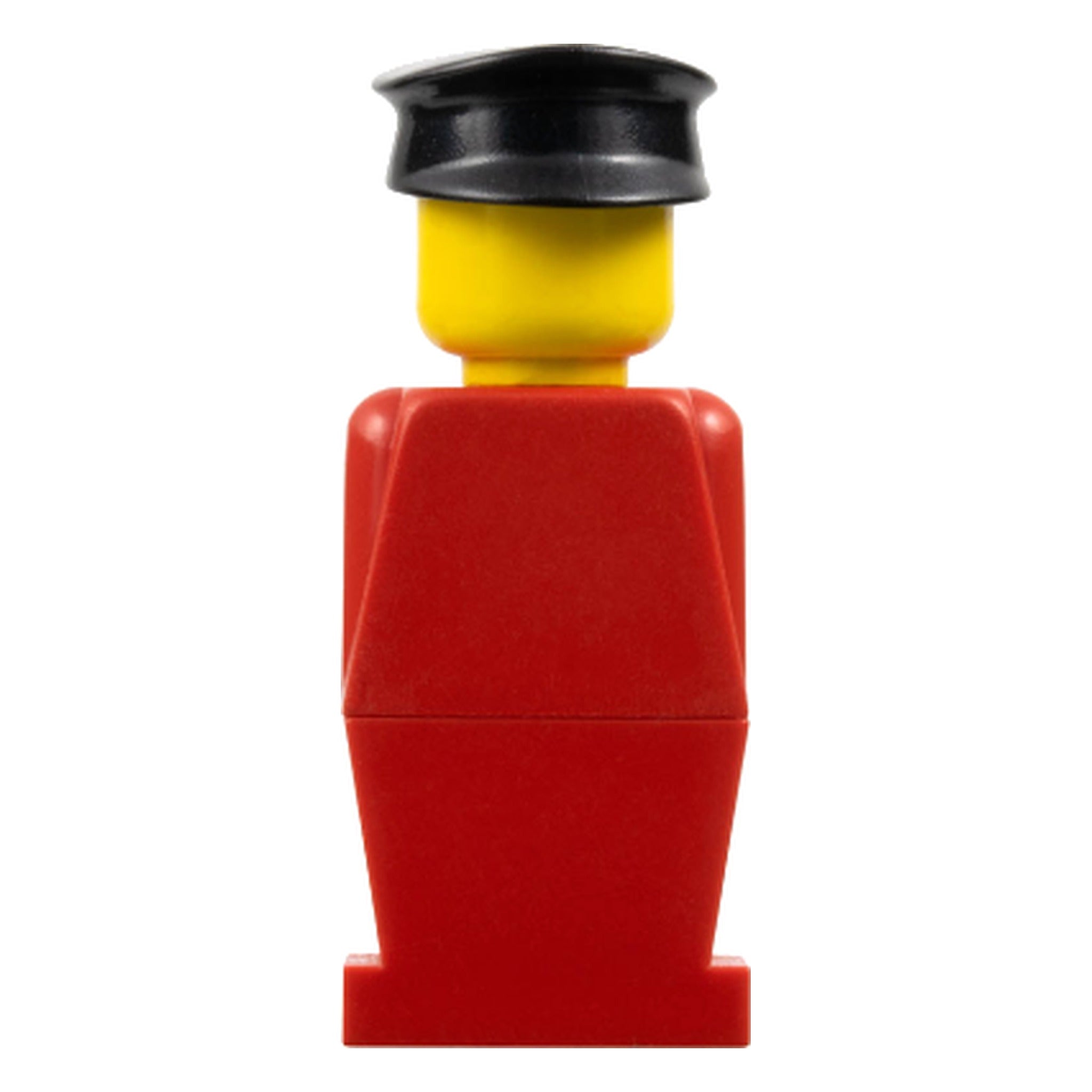LEGO® Minifigur LEGOLAND Red Torso, Red Legs, Black Hat old012 – Gebr.