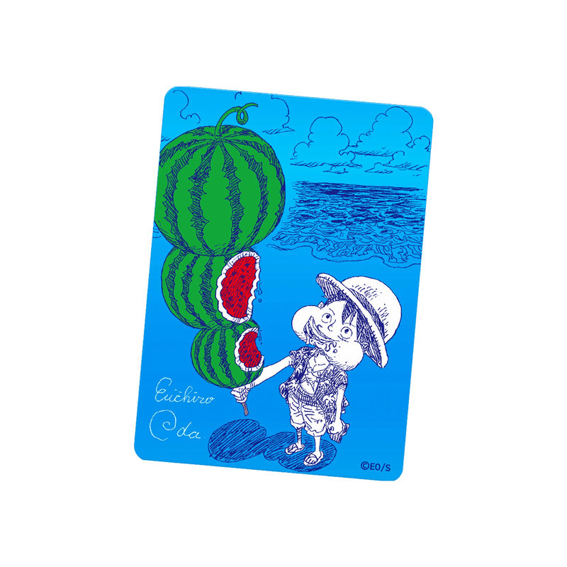 One Piece: Shueisha Natsucomi 2026 Metallic Promokarte – Watermelon Luffy