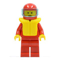 LEGO® Minifigur Rot (Rettungsweste) pln031 – Gebr.