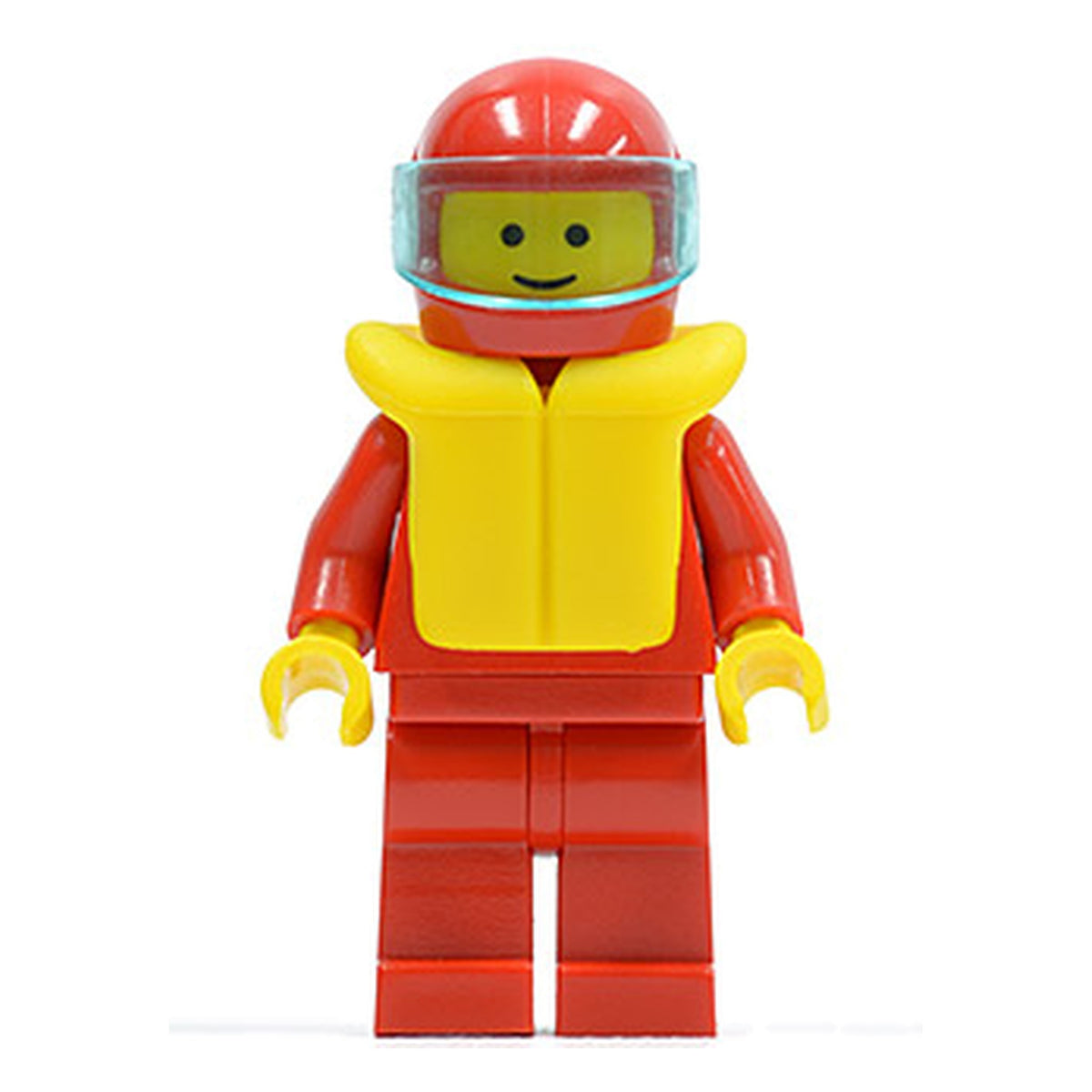 LEGO® Minifigur Rot (Rettungsweste) pln031 – Gebr.