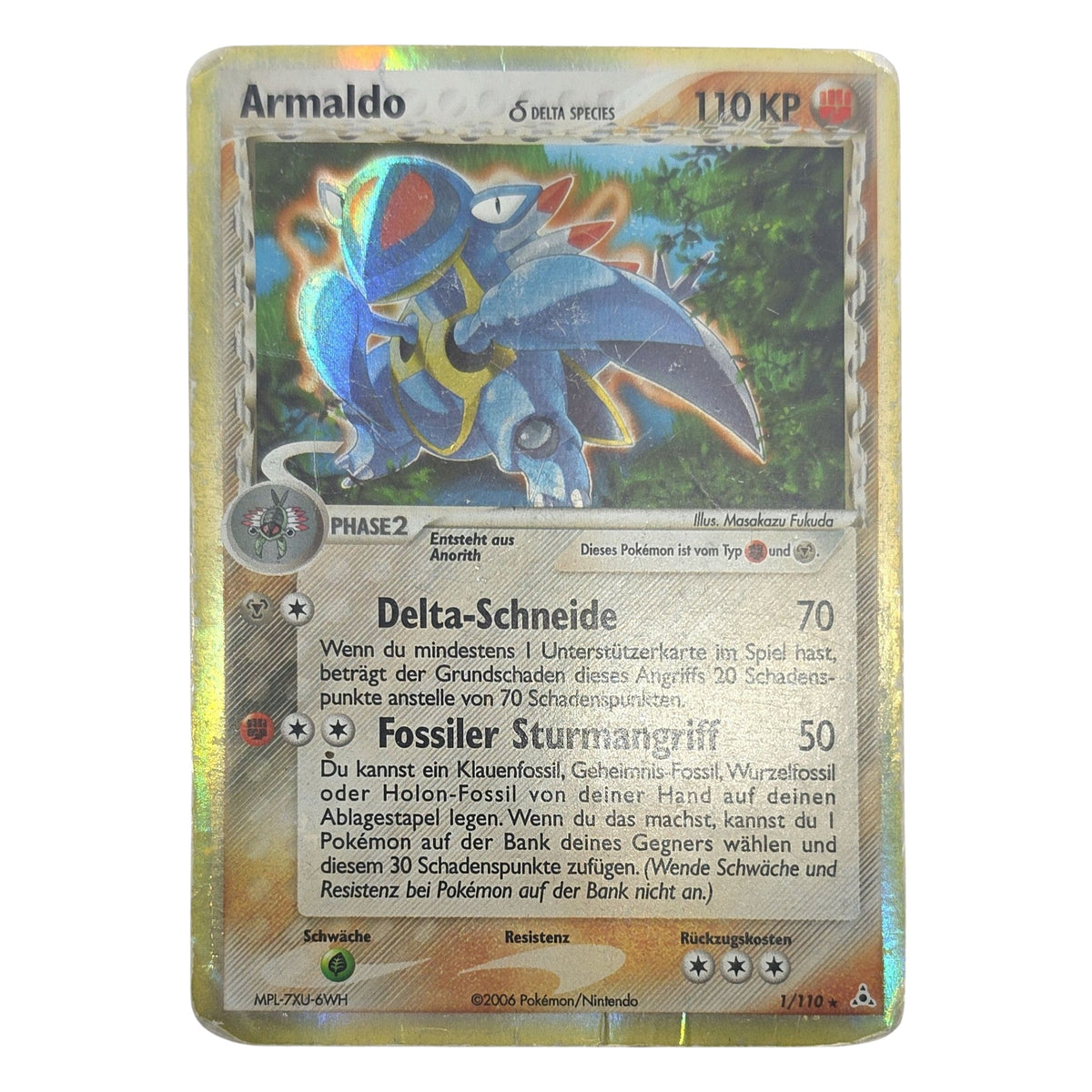 Pokémon: Armaldo δ Delta Species – EX Holon Phantoms (HP 1) – Einzelkarte
