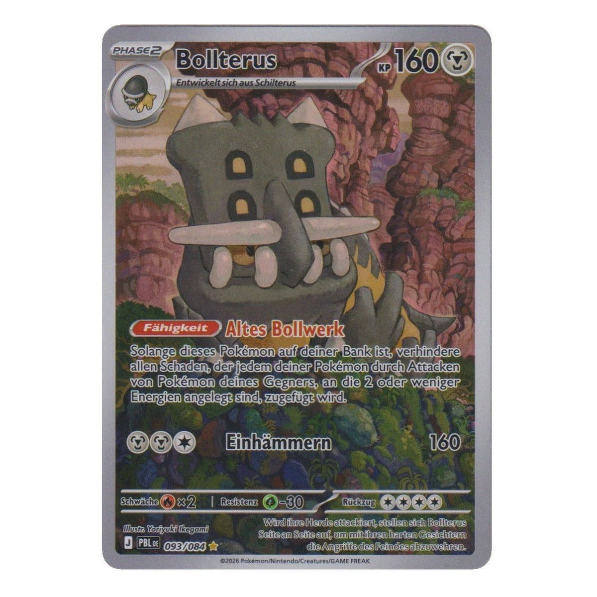 Pokémon: Bollterus – Dunkelnacht (PBL 093) – Einzelkarte