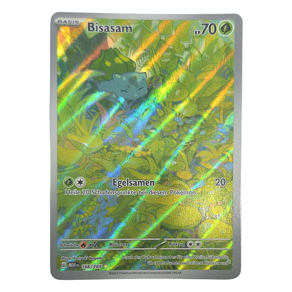 Pokémon: Bisasam – 151 (MEW 166) – Einzelkarte