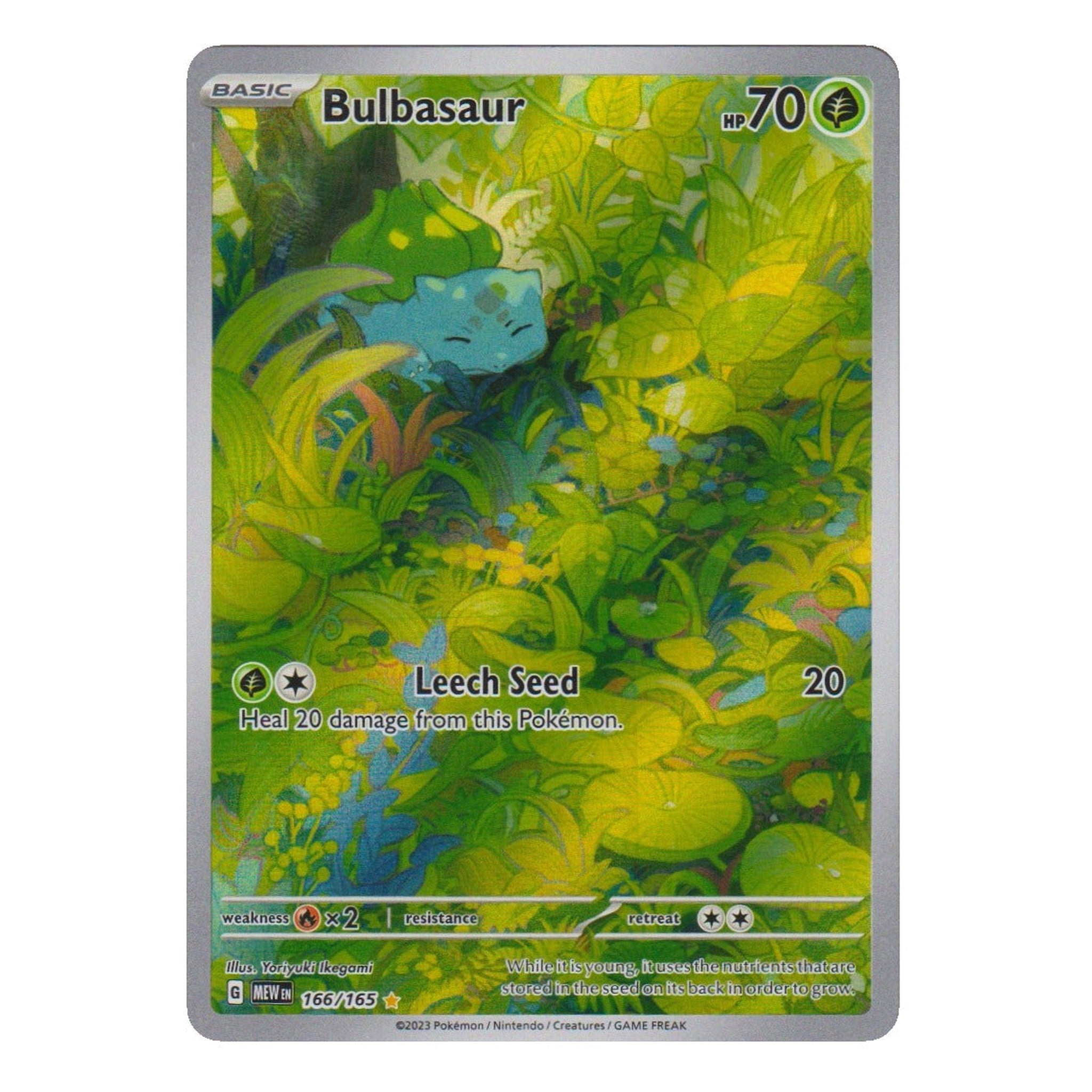 Pokémon: Bulbasaur – 151 (MEW 166) – Single Card