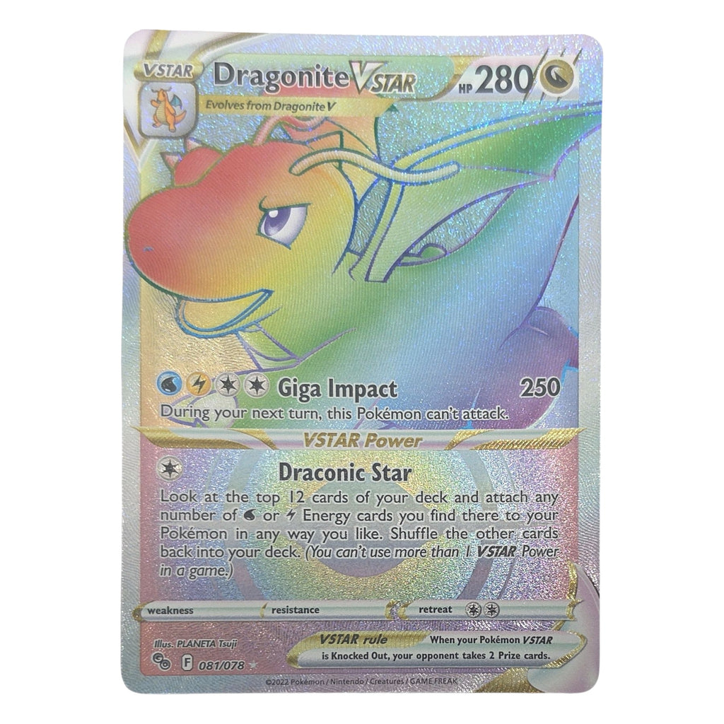 Pokémon: Dragonite VSTAR – Pokémon GO (PGO 81) – Einzelkarte