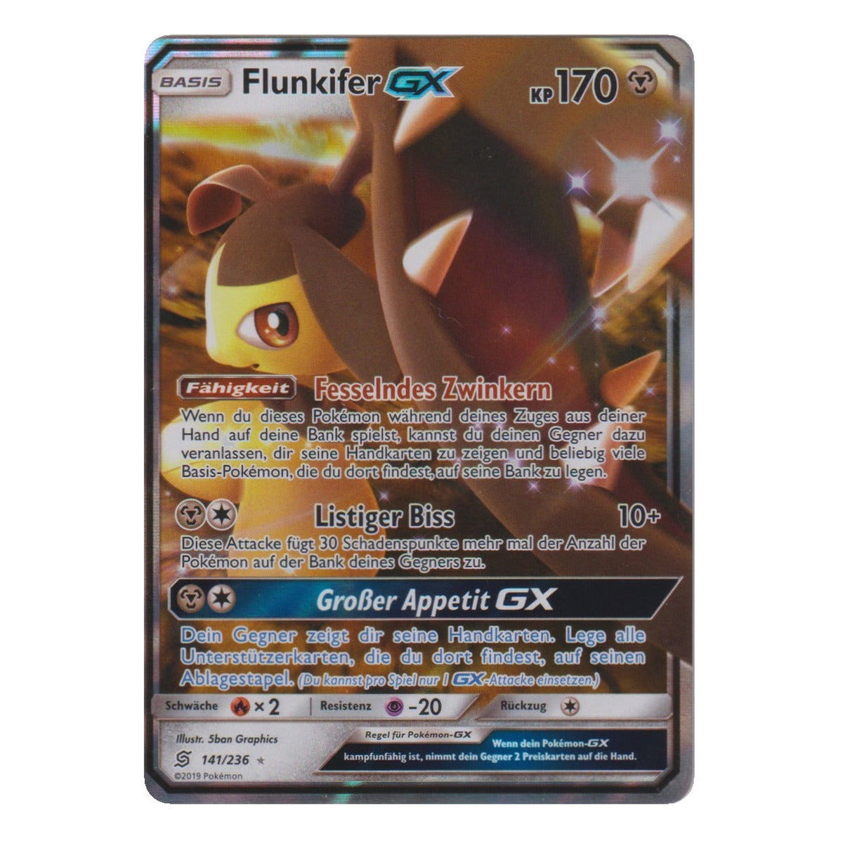 Pokémon: Flunkifer GX – Unified Minds (UNM 141) – Einzelkarte
