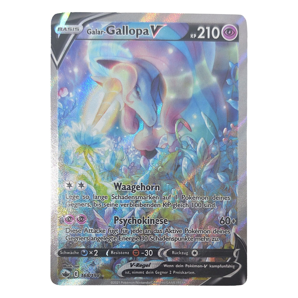 Pokémon: Galar-Gallopa V – Schaurige Herrschaft (CRE 168) – Einzelkarte