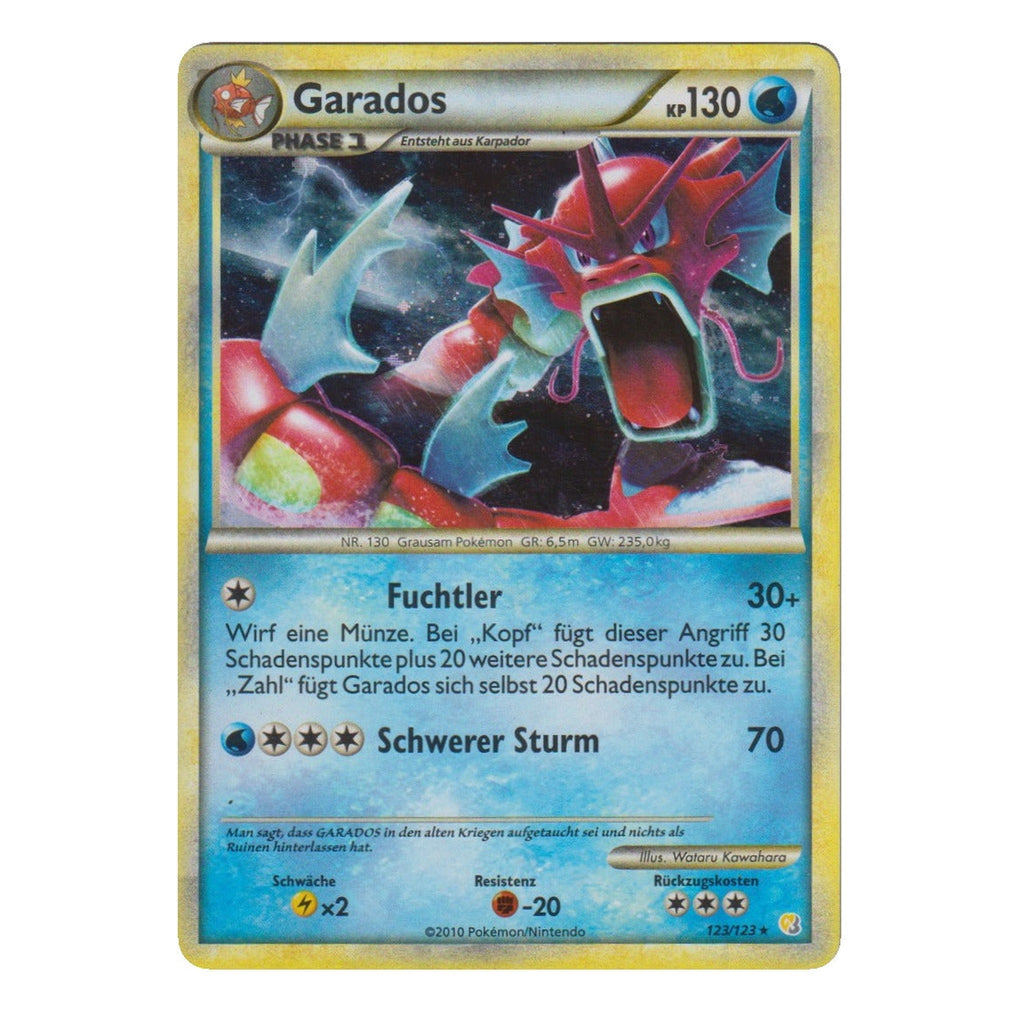 Pokémon: Garados – HeartGold & SoulSilver (HS 123) – Einzelkarte